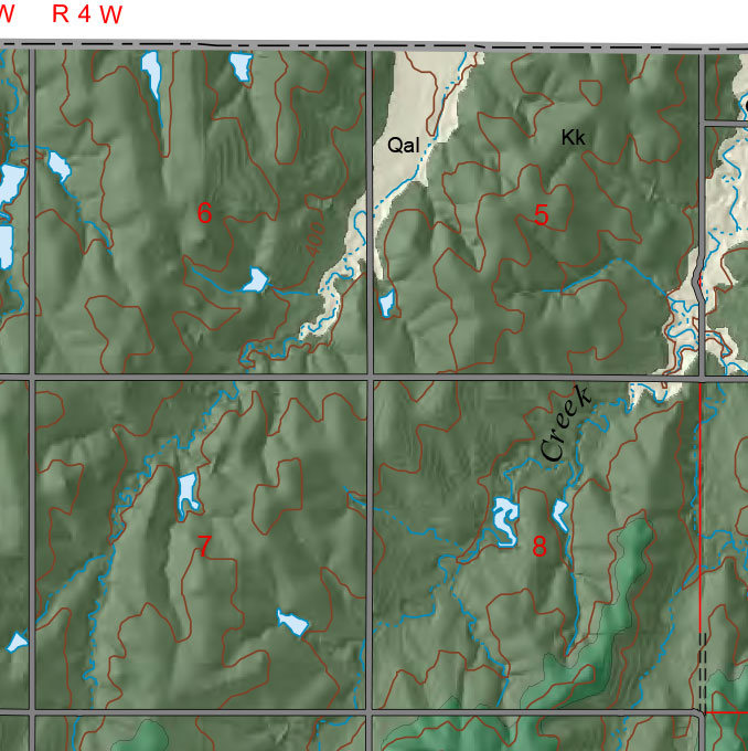 small geologic map