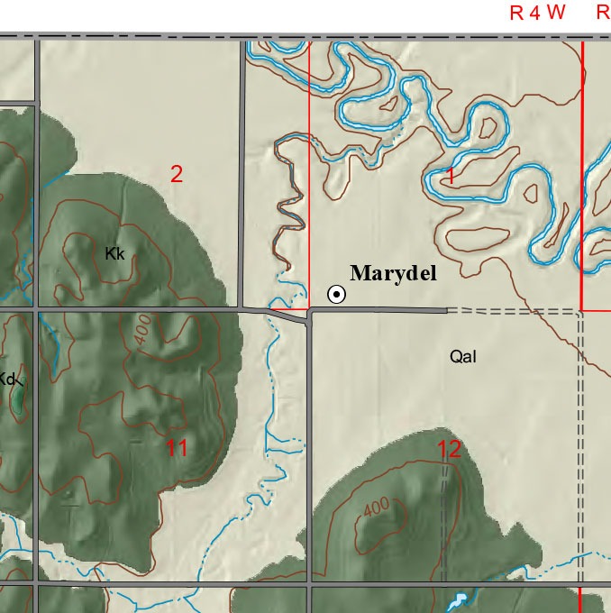 small geologic map
