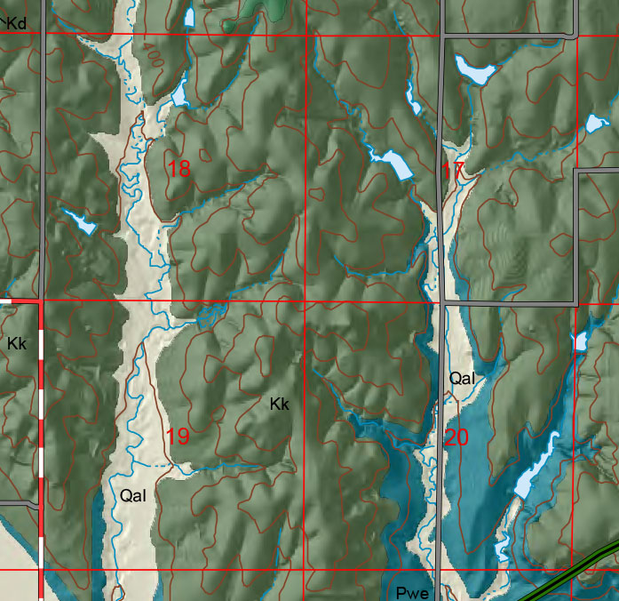 small geologic map