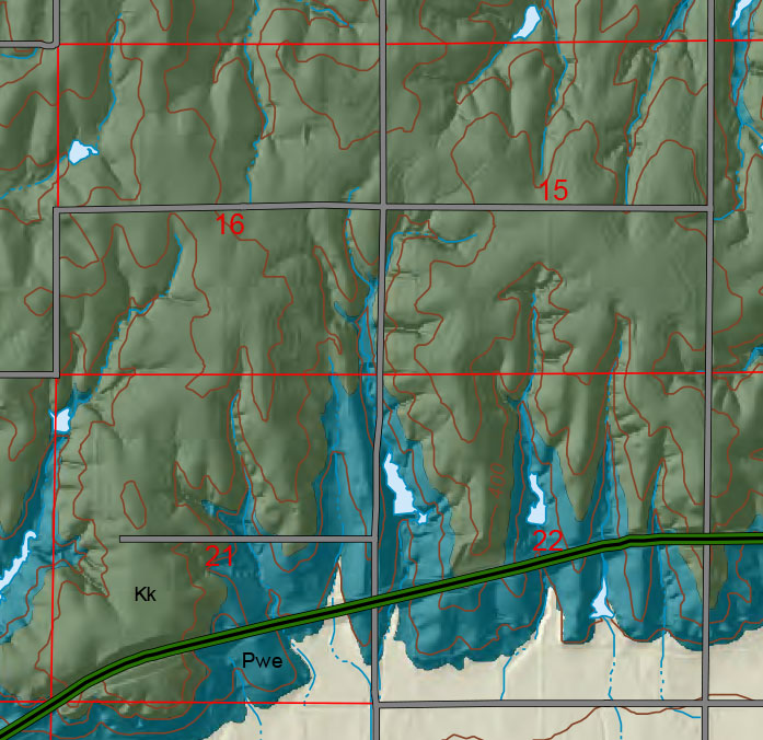 small geologic map