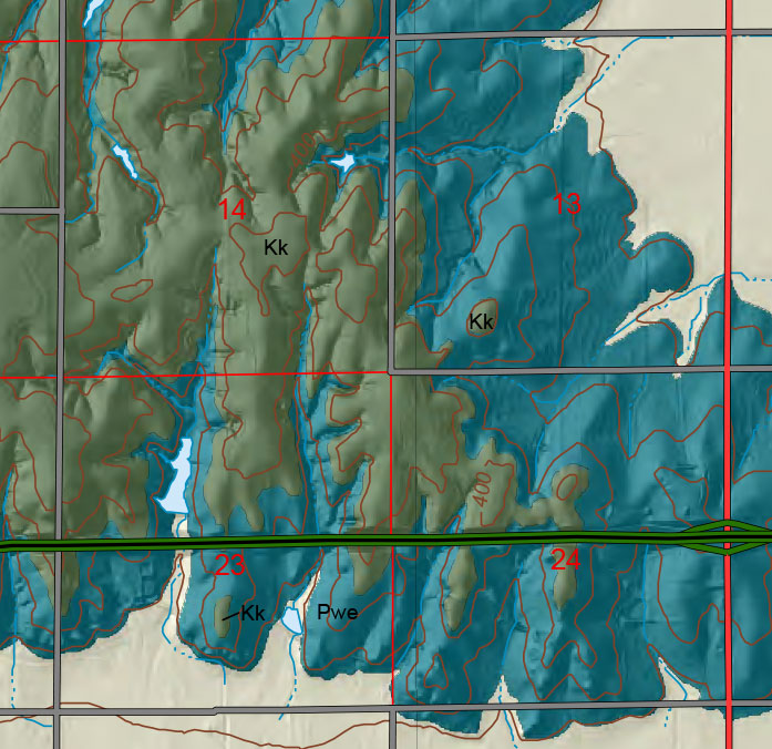 small geologic map