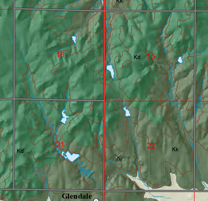 small geologic map