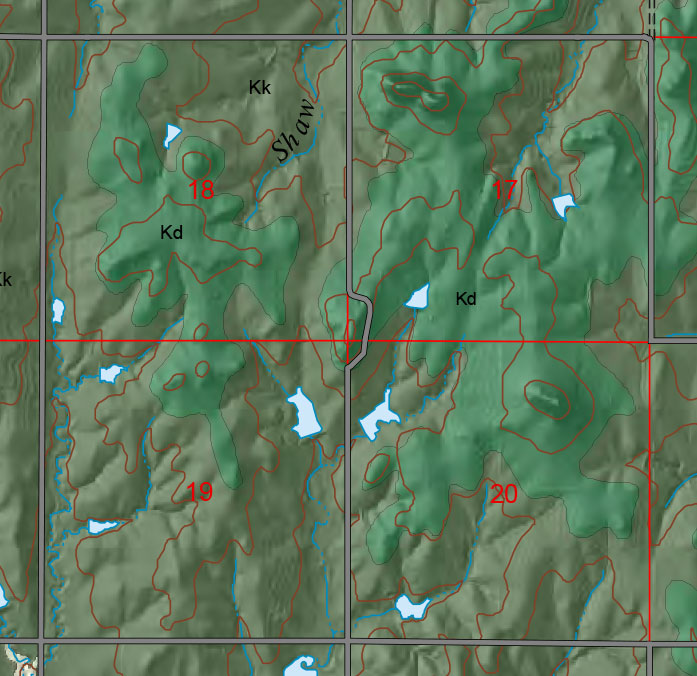 small geologic map