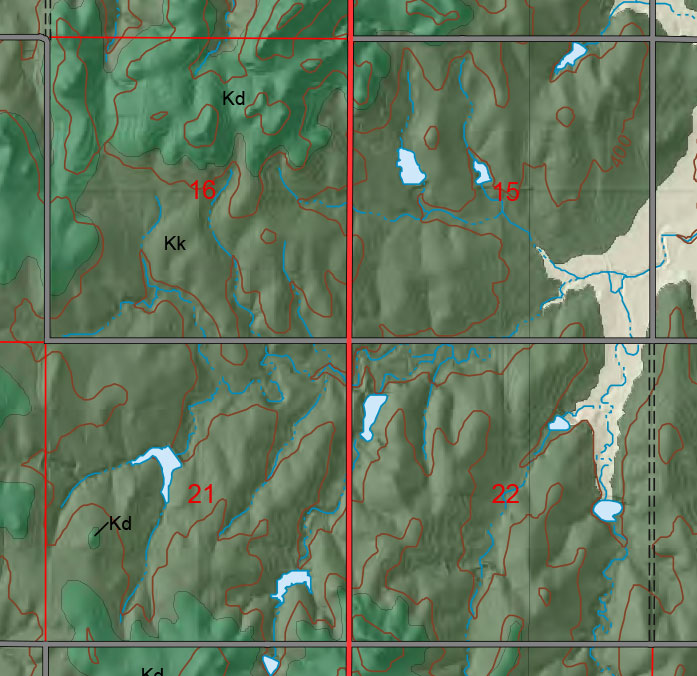 small geologic map