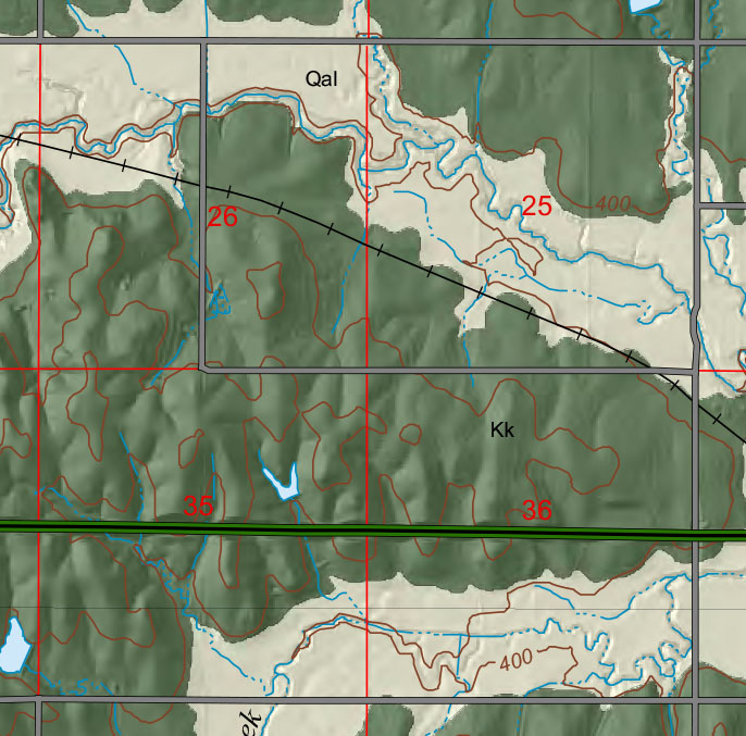 small geologic map