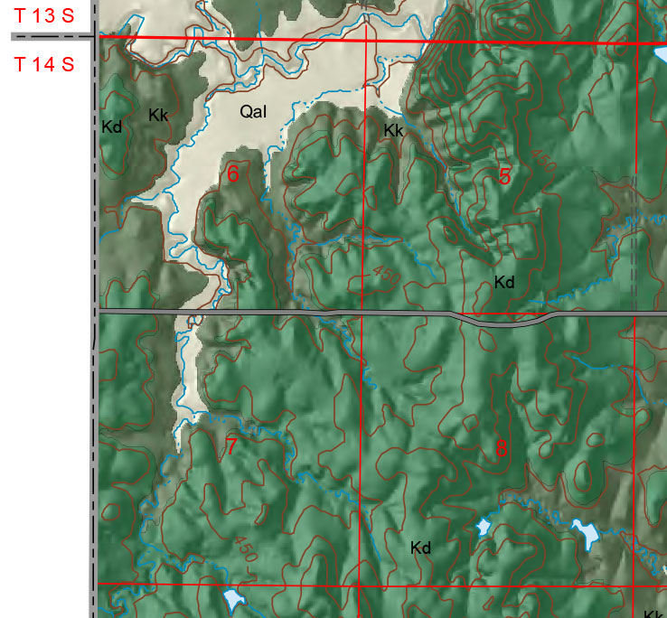 small geologic map