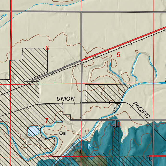 small geologic map