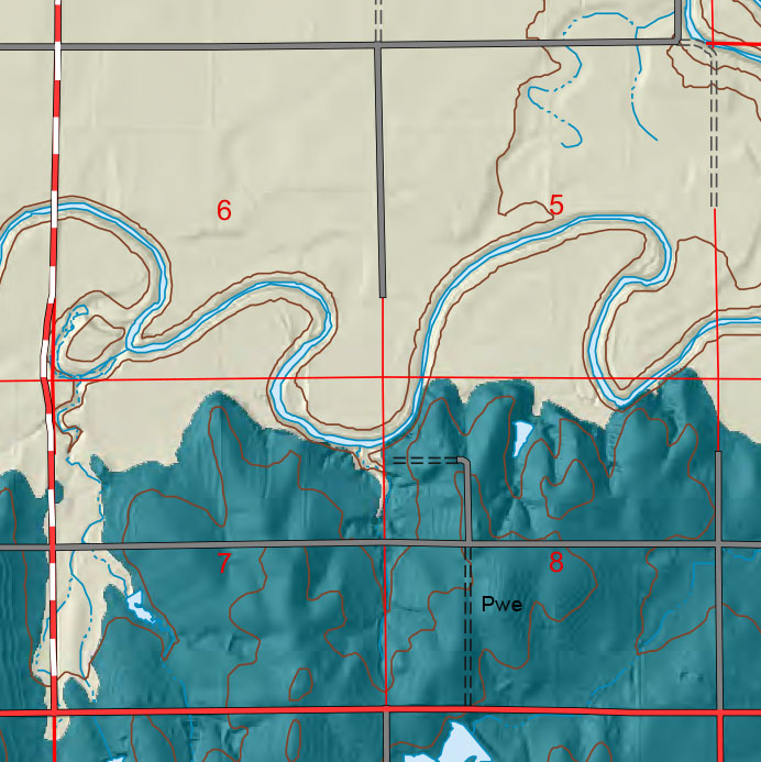 small geologic map