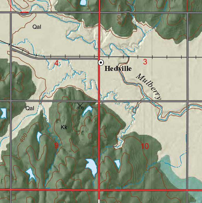 small geologic map