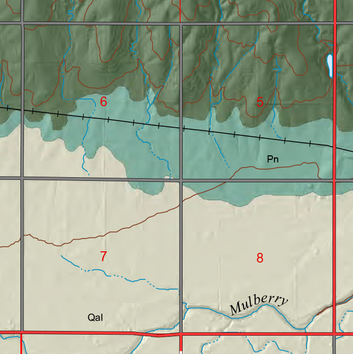 small geologic map