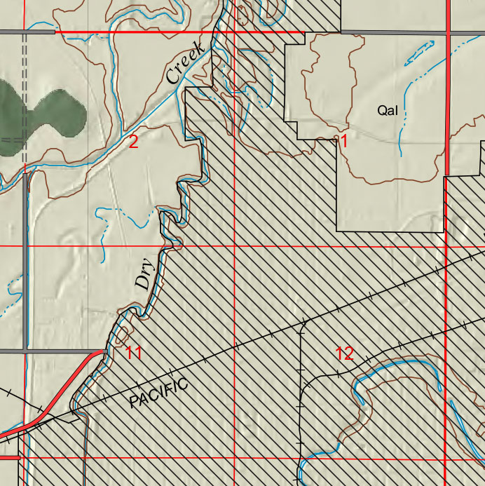 small geologic map