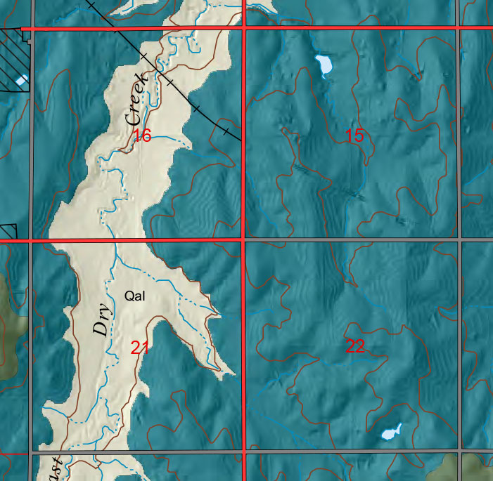 small geologic map