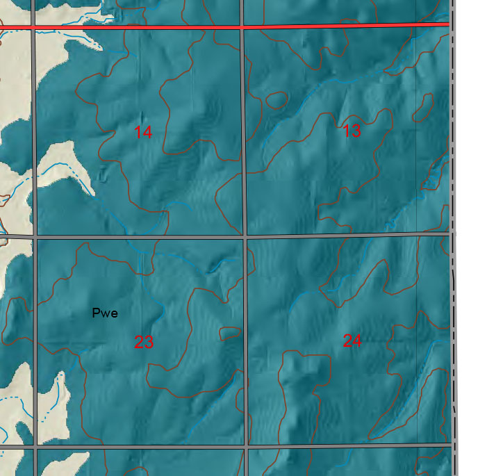 small geologic map