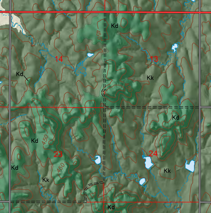 small geologic map