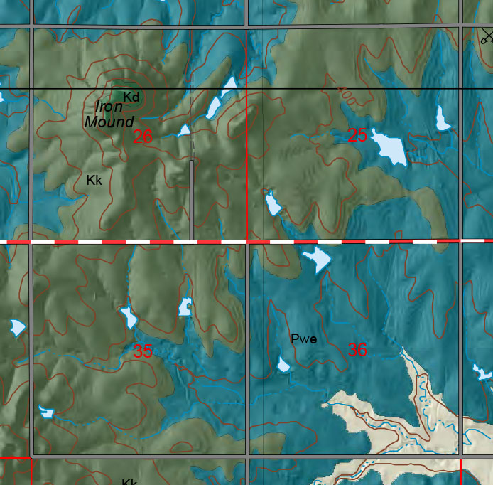 small geologic map