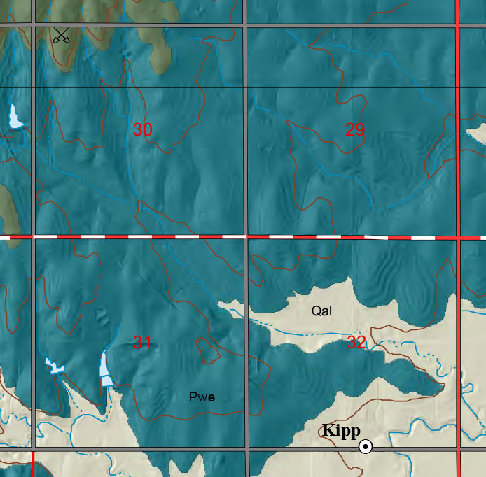 small geologic map