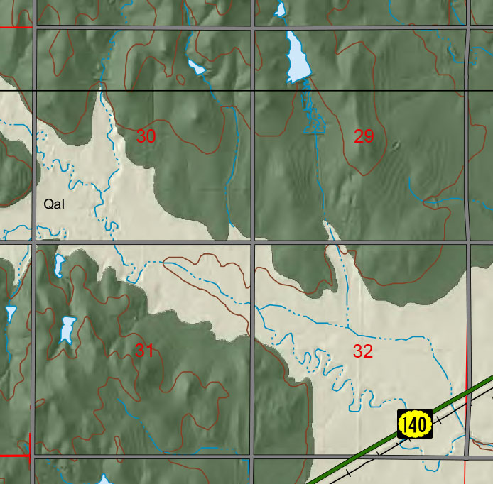 small geologic map