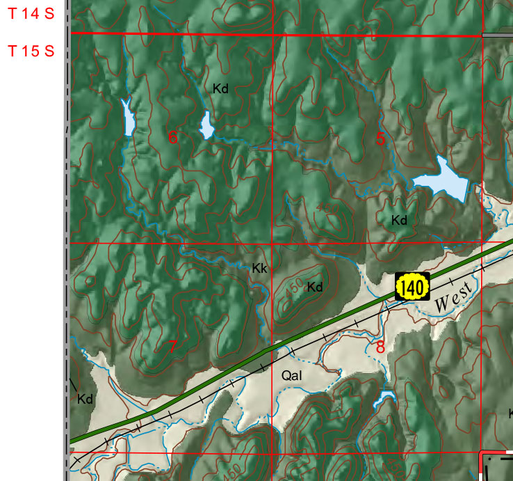 small geologic map