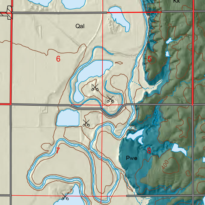 small geologic map
