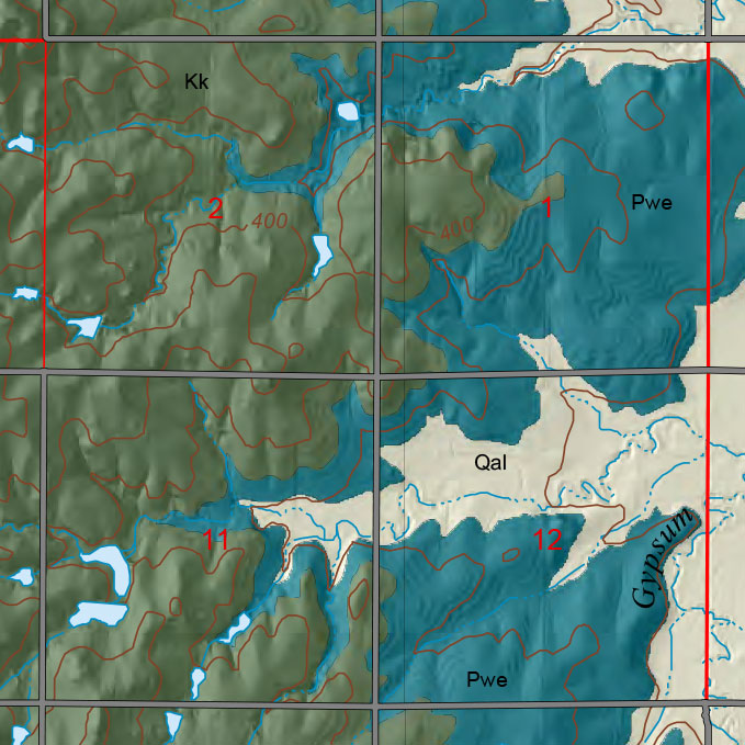 small geologic map