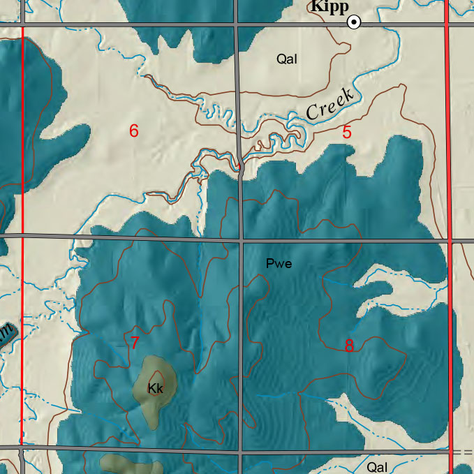 small geologic map