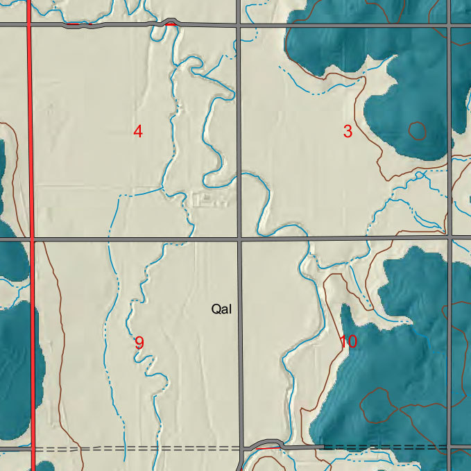 small geologic map