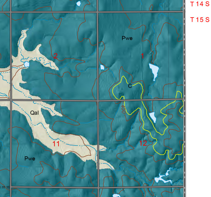 small geologic map