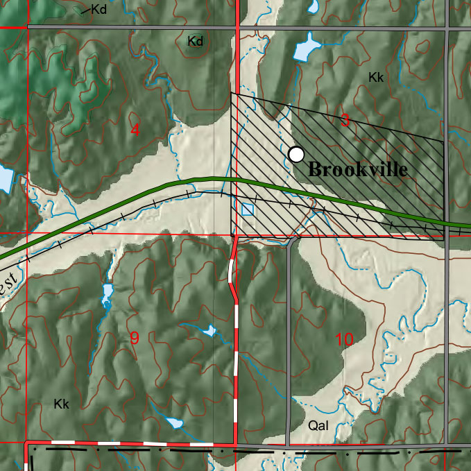 small geologic map