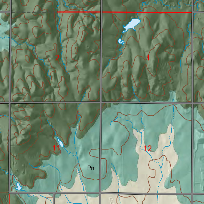 small geologic map