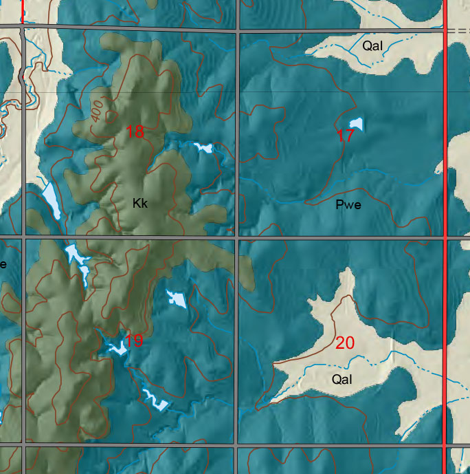 small geologic map