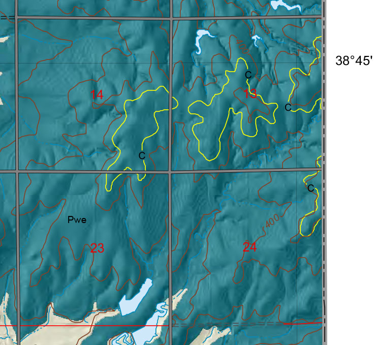small geologic map