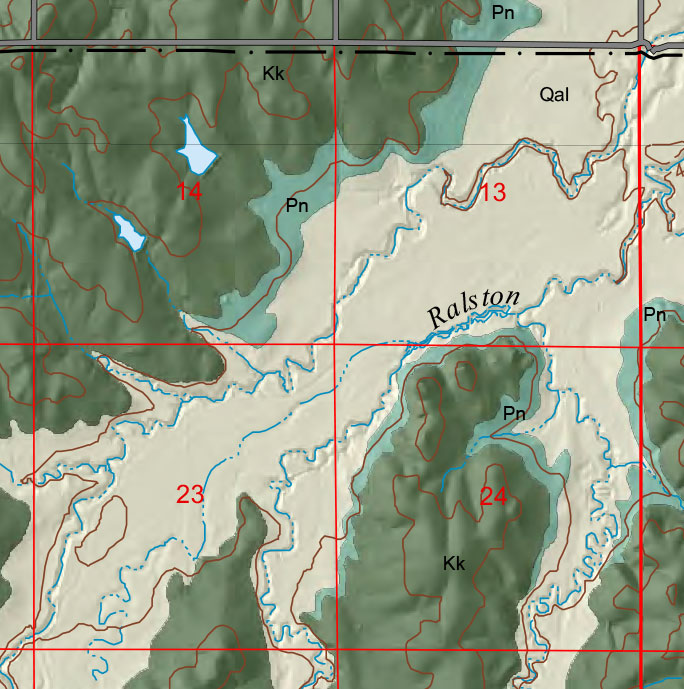 small geologic map
