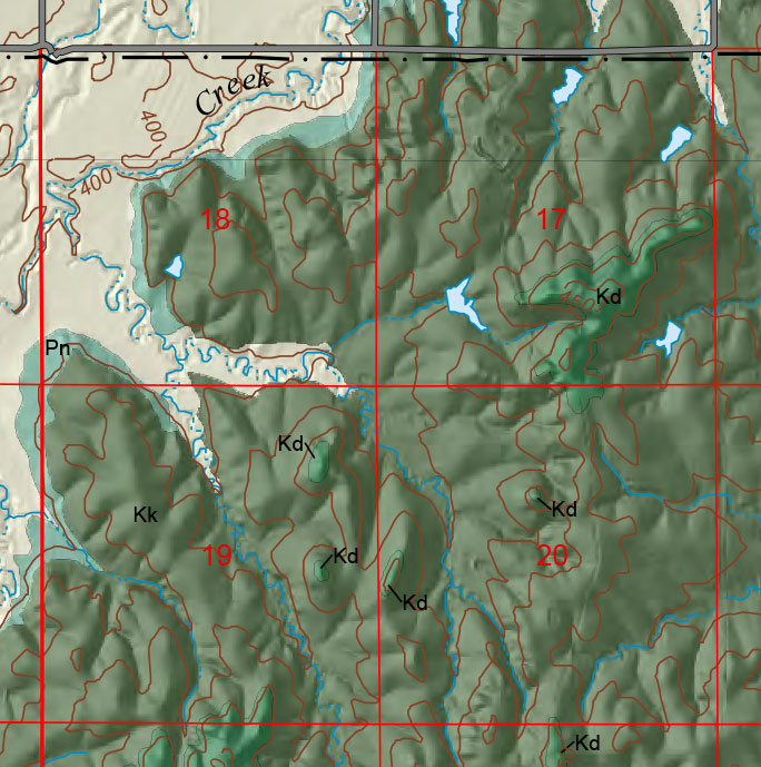small geologic map