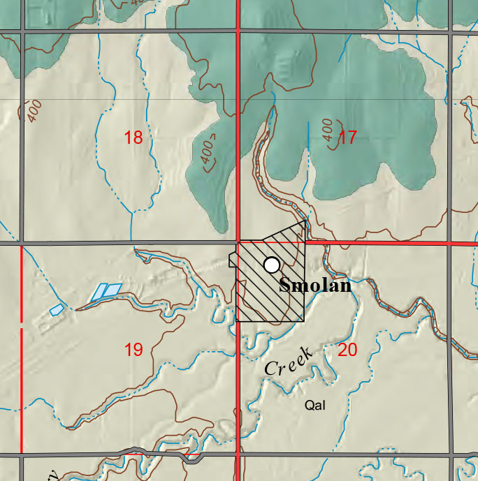 small geologic map