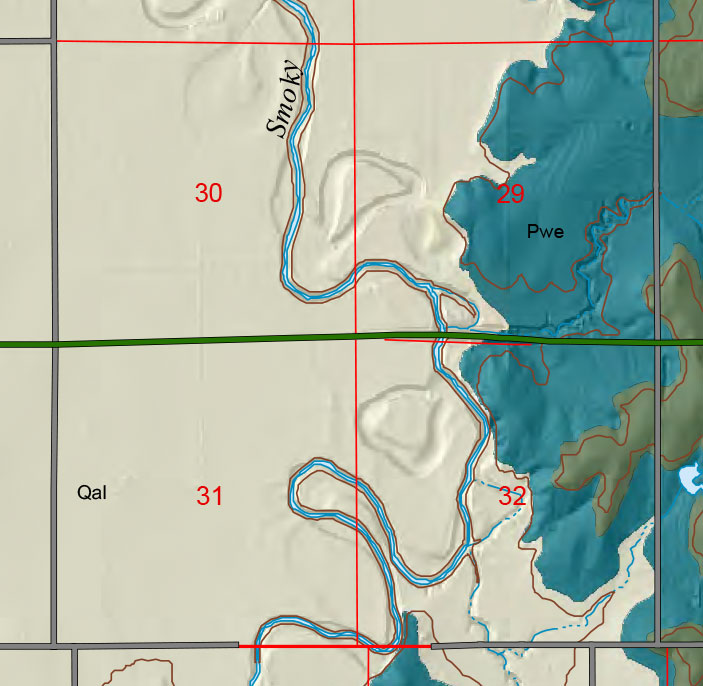small geologic map