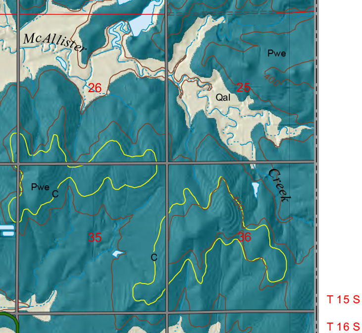 small geologic map