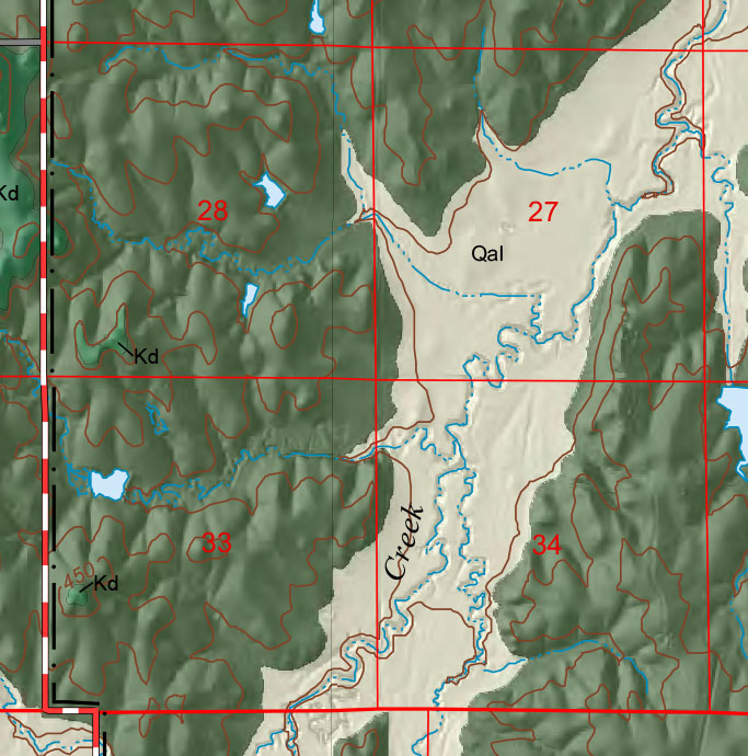 small geologic map