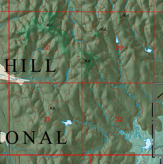 small geologic map