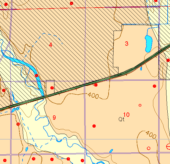 small part of Sedgwick Co. geologic map