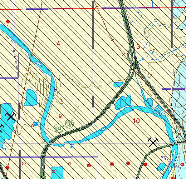 small part of Sedgwick Co. geologic map