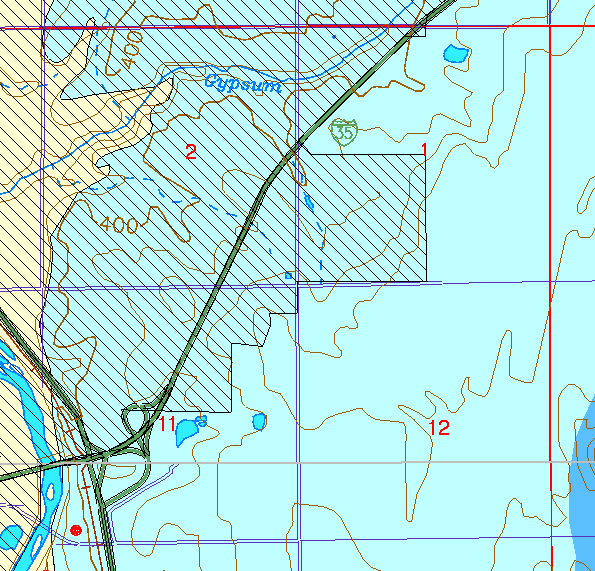 small part of Sedgwick Co. geologic map