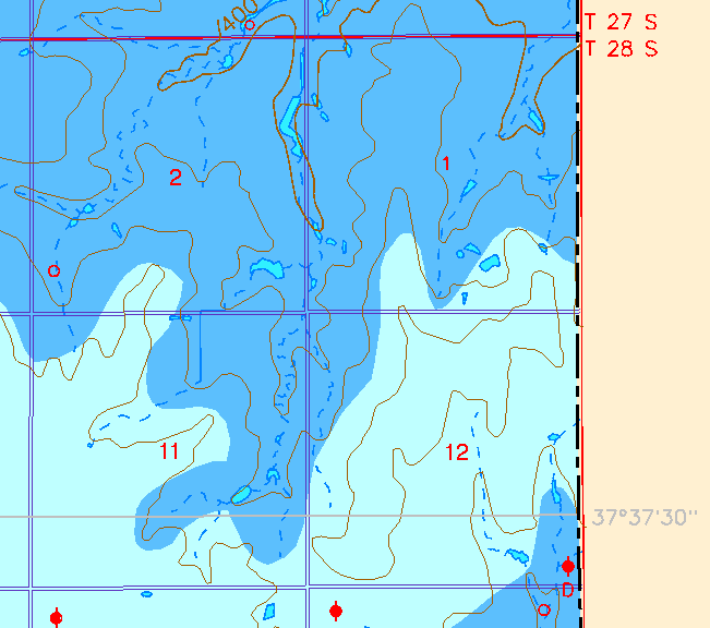 small part of Sedgwick Co. geologic map