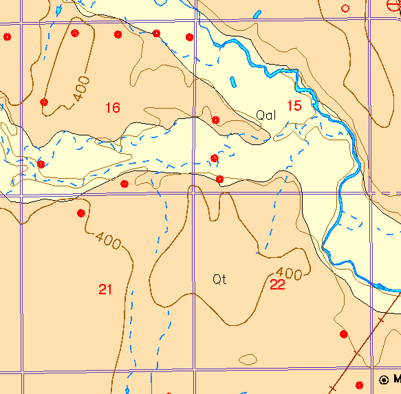 small part of Sedgwick Co. geologic map