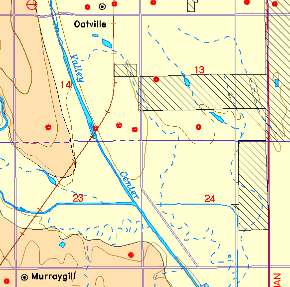 small part of Sedgwick Co. geologic map