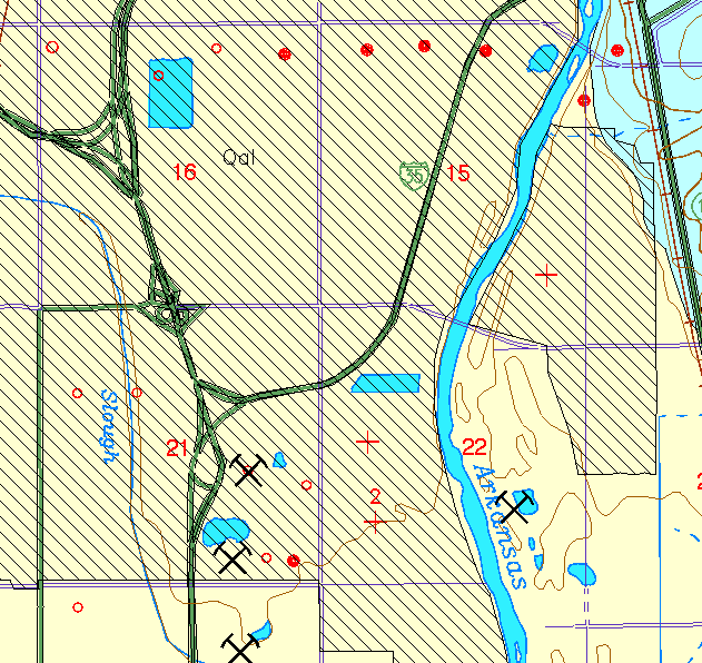 small part of Sedgwick Co. geologic map