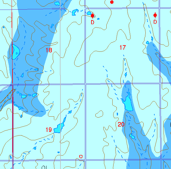 small part of Sedgwick Co. geologic map