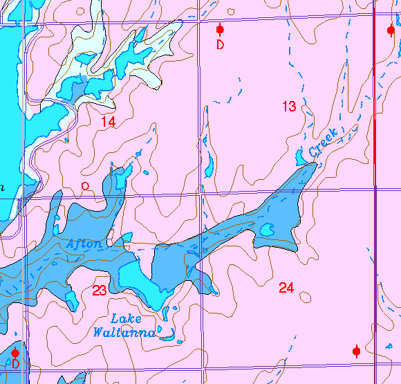 small part of Sedgwick Co. geologic map