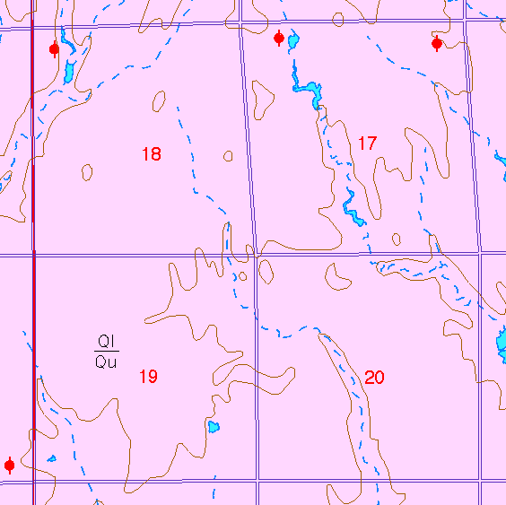 small part of Sedgwick Co. geologic map