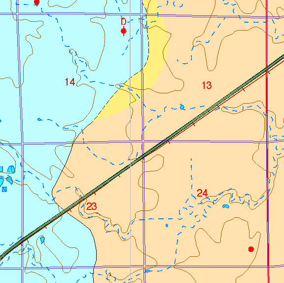 small part of Sedgwick Co. geologic map