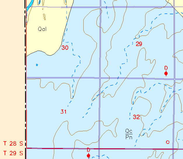 small part of Sedgwick Co. geologic map